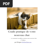 Guide Pratique De Votre Nouveau Chat Pdf Chats Sevrage Alimentation