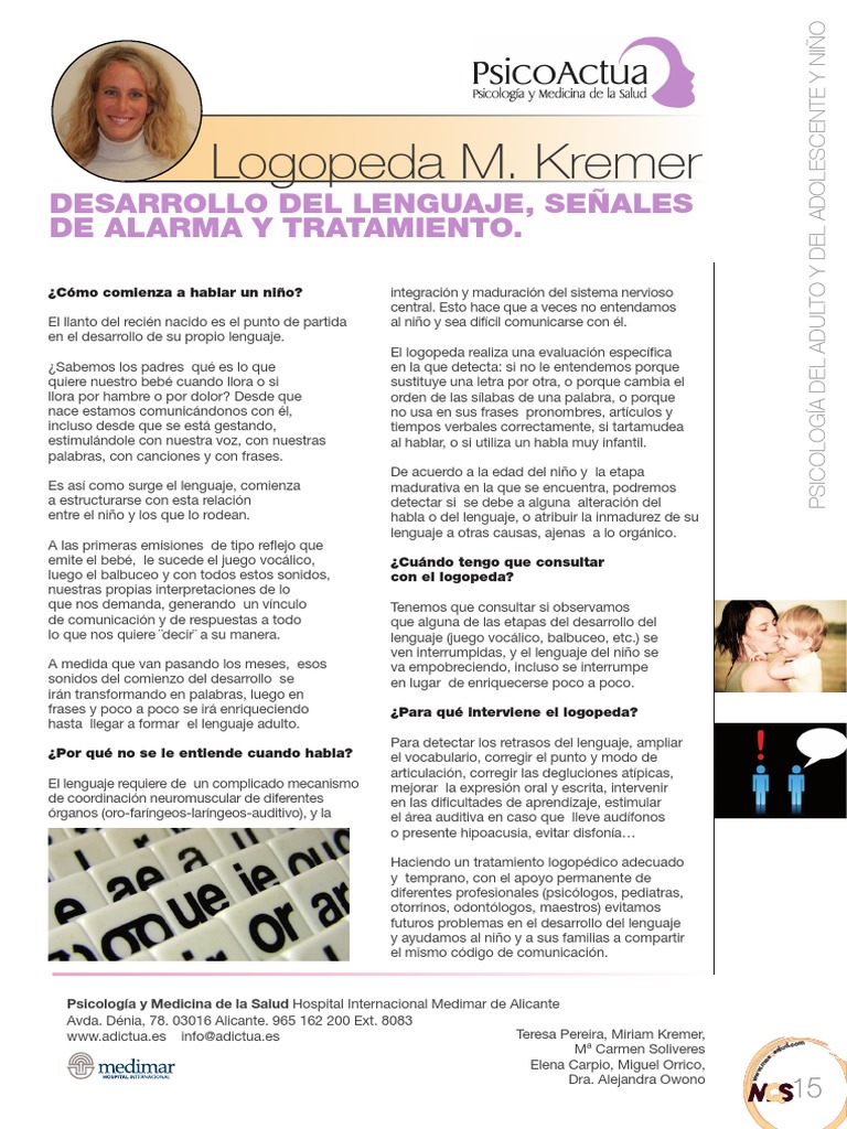 Logopedia | PDF | Patología del habla y Lenguaje | Cognición