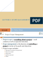 Lecture 03 - ScopeManagement - Revised - FJ