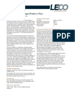 Application Note: Determination of Nitrogen/Protein in Flour