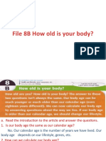 File 8B How Old Is Your Body