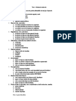 Test - Sistemul Endocrin Incercuiti Varianta (Variantele) Corecte Pentru Afirmatiile de Mai Jos: 9puncte