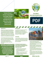 Global Environmental Climate and Conservation Initiative Profile 