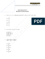 285-Mat 07 - Guía de Ejercicios, Álgebra de Polinomio WEB 2016
