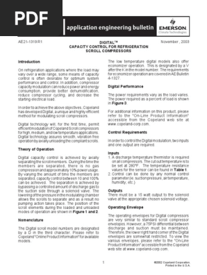 DIGITAL SCROLL BULLETIN AE1319