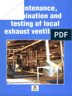 Hse Maintenance Examination and Testing of Local Exhaust Ventilation