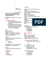 Respiration Pulse Sites