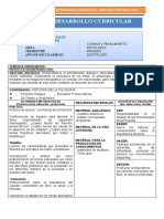 Plan de Desarrollo Curricular: Datos Referenciales