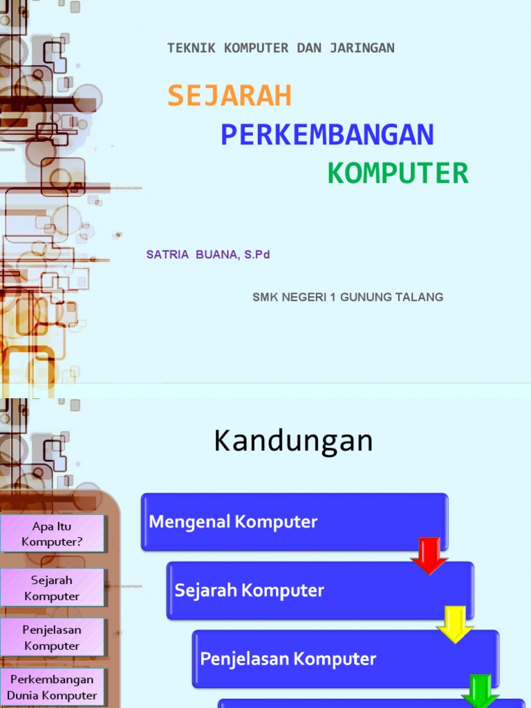 Slide Perkembangan Komputer | PDF