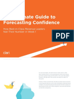 The Ultimate Guide To Forecasting Confidence: How Best-in-Class Revenue Leaders Nail Their Number in Week 1