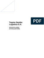 Demonstrativos Financeiros Do Resultado Da Tegma Do 4t20