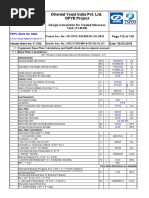 Oriental Yeast India Pvt. Ltd. OPYE Project: Design Calculation For Treated Molasses Tank (11-B-05)