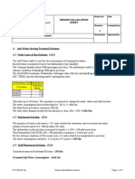 Design Calculation Sheet: Soft Water Demand