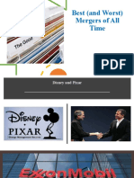 Examples of Successful and Unsuccessful Mergers