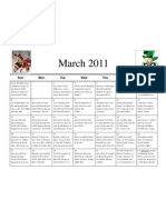 March Calendar 2011