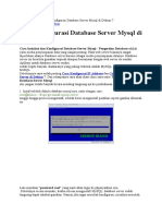 10cara Konfigurasi Database Server Mysql Di Debian 7