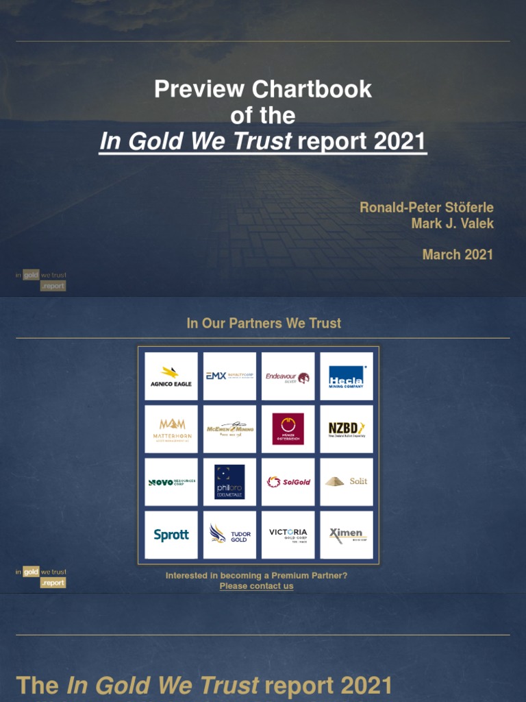 Preview Chartbook in Gold We Trust Report 2021 | PDF | S&P 500 Index |  Inflation