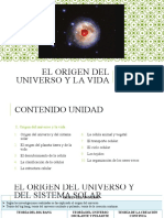 El Origen Del Universo y La Vida