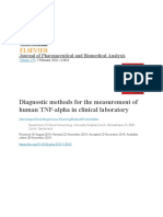 Valaperti A, 2019. Diagnostic Methods For The Measurement of Human TNF-Alpha in Clinical Laboratory