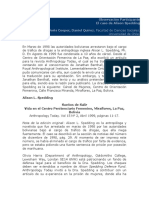 Observación Participante, El Caso de Alison Spedding (Francisco Osorio, Doris Cooper, Daniel Quiroz)