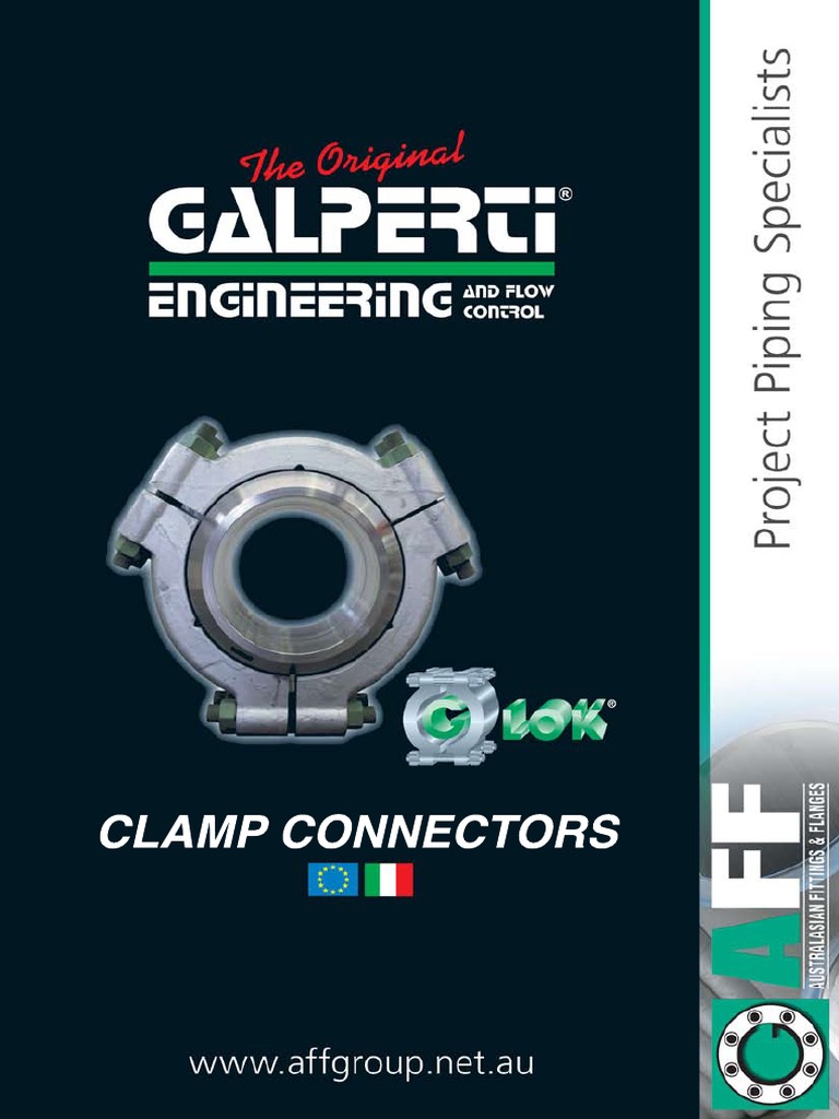 AFF Clamp Connectors-GLok SML v2 4dbf3f7512a5e | PDF | Pipe