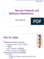 Network Security Protocols and Defensive Mechanisms: John Mitchell