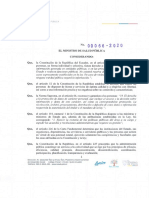 Acuerdo Ministerial AC - 00066 - 2020 OCT 01