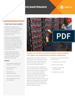 Battery Preventive Maintenance Data Sheet