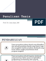 Prof - Arni Amir-Penulisan Tesis