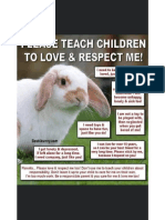 Teach Children To Respect Me