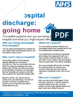 Hospital Discharge Patient Leaflet - Editable - V3