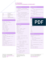 Python Cheat Sheet: by Via