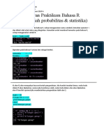 Laporan Praktikum Bahasa R (Probstat)