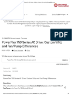 PowerFlex 750 Series AC Drive - Custom V - HZ and Fan - Pump Differences