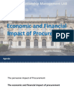 Supplier Relationship Management LAB: Economic and Financial Impact of Procurement