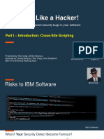 Think Like A Hacker I - Cross-Site Scripting v12