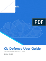 CB Defense User Guide: CB Predictive Security Cloud