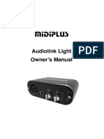 MIDIPLUS Manual Audiolink Light en V1.0