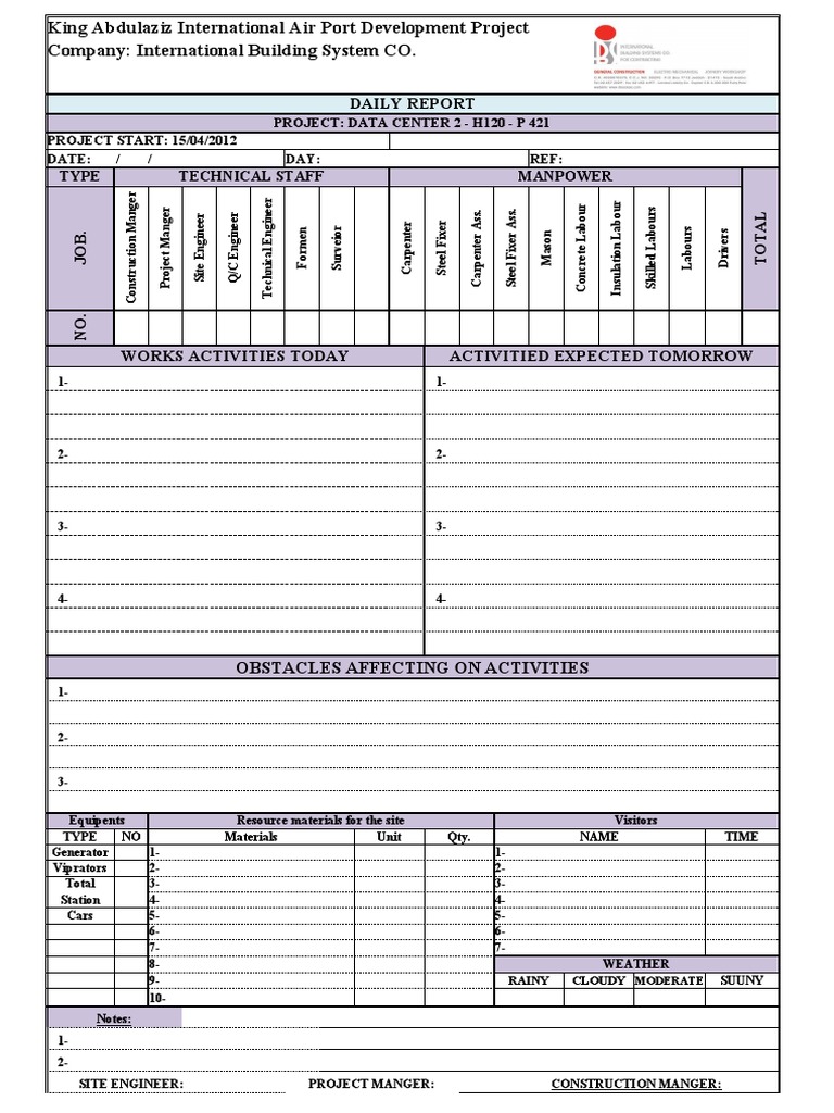 Daily Report | PDF | Structural Engineering | Materials