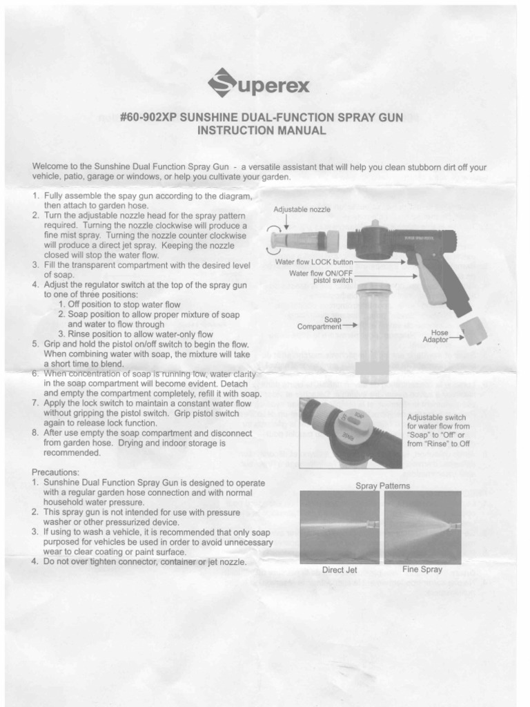 Quick Horn Rinse Sudser Instructions BW | PDF | Brass Instruments ...