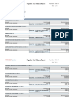 Payables Trial Balance Report