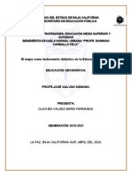 El Mapa Como Instrumento Didáctico en La Educación Primaria