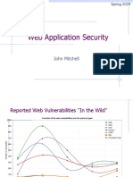 Web Application Security: John Mitchell