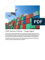 CASS Service Charter - Cargo Agent