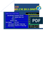 Aplikasi Raport Kur 2013 SMP