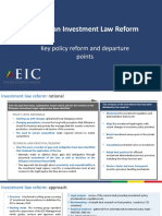 Ethiopian Investment Law Reform: Key Policy Reform and Departure Points