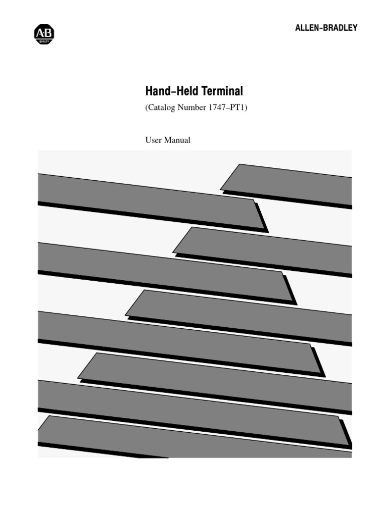 Hand-Held Terminal: (Catalog Number 1747-PT1) | PDF | Computer Science ...