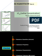 LC (Lethal Concentration) : Uji Toksisitas Kuantitatif