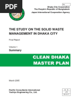 The Study On The Solid Waste Management in Dhaka City