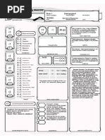 5e Starter Set - Character Sheets RUS